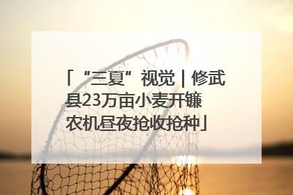 “三夏”视觉｜修武县23万亩小麦开镰 农机昼夜抢收抢种
