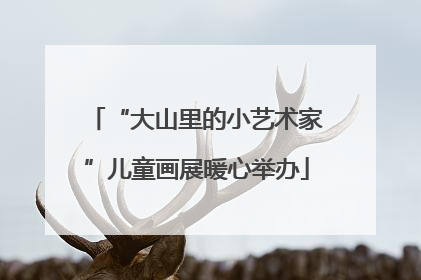 “大山里的小艺术家”儿童画展暖心举办