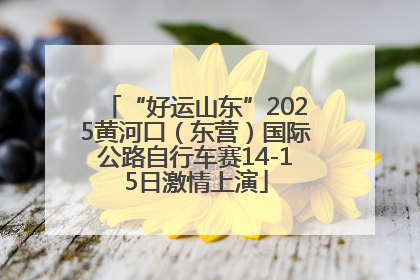 “好运山东”2025黄河口（东营）国际公路自行车赛14-15日激情上演