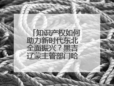 知识产权如何助力新时代东北全面振兴？黑吉辽蒙主管部门哈尔滨“论剑”