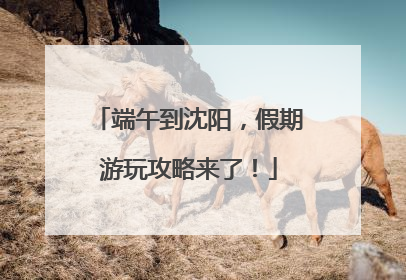 端午到沈阳，假期游玩攻略来了！