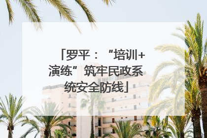 罗平：“培训+演练”筑牢民政系统安全防线