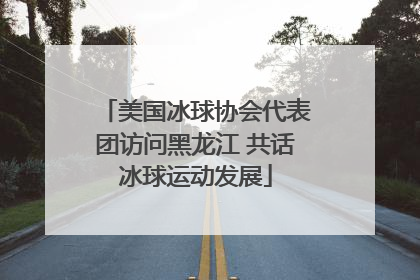 美国冰球协会代表团访问黑龙江 共话冰球运动发展