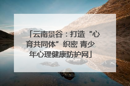 云南景谷：打造“心育共同体”织密 青少年心理健康防护网