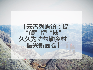 云霄列屿镇：提“颜”增“质” 久久为功勾勒乡村振兴新画卷