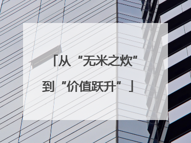 从“无米之炊”到“价值跃升”
