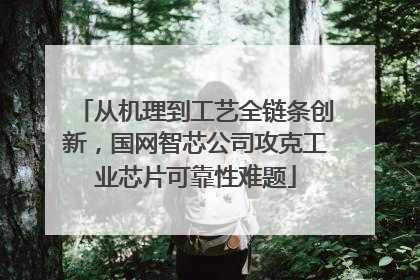 从机理到工艺全链条创新，国网智芯公司攻克工业芯片可靠性难题