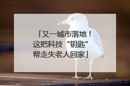 又一城市落地！这把科技“钥匙”帮走失老人回家