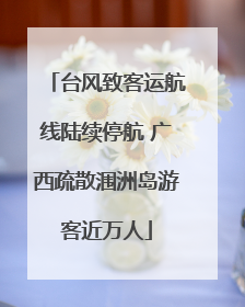 台风致客运航线陆续停航 广西疏散涠洲岛游客近万人