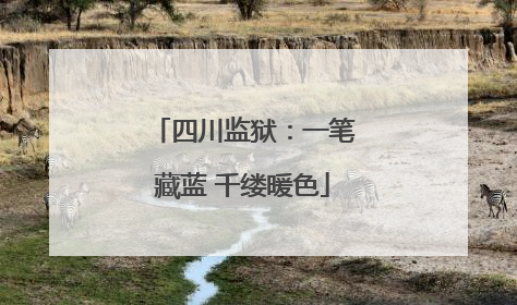 四川监狱：一笔藏蓝 千缕暖色