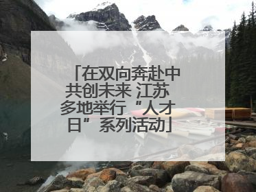 在双向奔赴中共创未来 江苏多地举行“人才日”系列活动