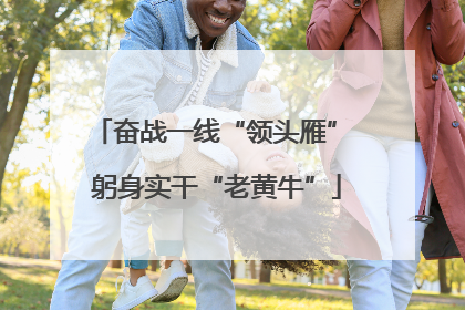 奋战一线“领头雁” 躬身实干“老黄牛”