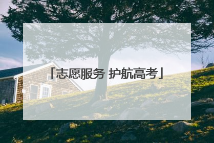 志愿服务 护航高考