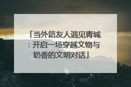 当外籍友人遇见青城：开启一场穿越文物与奶香的文明对话