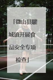 微山县驩城镇开展食品安全专项检查