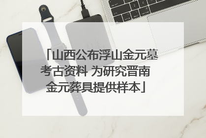 山西公布浮山金元墓考古资料 为研究晋南金元葬具提供样本