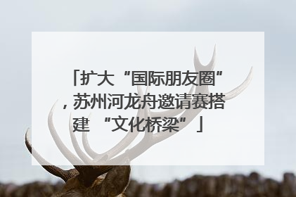 扩大“国际朋友圈”，苏州河龙舟邀请赛搭建 “文化桥梁”