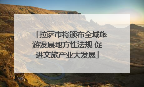 拉萨市将颁布全域旅游发展地方性法规 促进文旅产业大发展