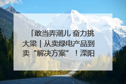 敢当弄潮儿 奋力挑大梁｜从卖绿电产品到卖“解决方案”！溧阳立足产业优势建成五大微电网示范项目