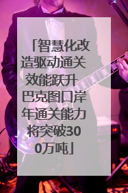 智慧化改造驱动通关效能跃升 巴克图口岸年通关能力将突破300万吨