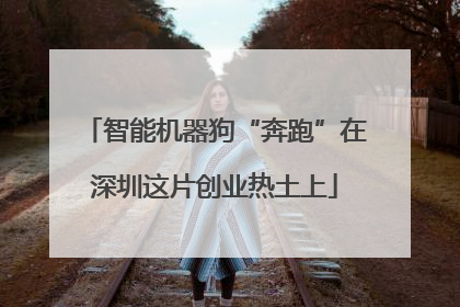 智能机器狗“奔跑”在深圳这片创业热土上