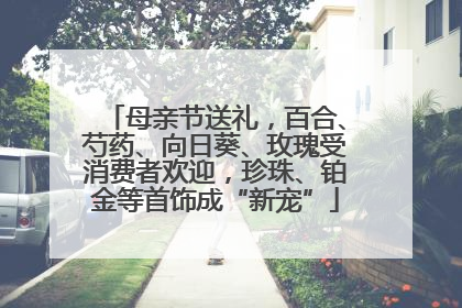 母亲节送礼，百合、芍药、向日葵、玫瑰受消费者欢迎，珍珠、铂金等首饰成“新宠”