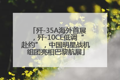 歼-35A海外首展，歼-10CE低调“赴约”，中国明星战机组团亮相巴黎航展