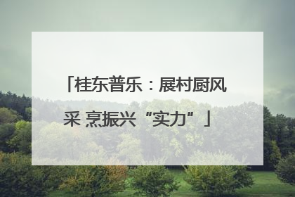 桂东普乐：展村厨风采 烹振兴“实力”