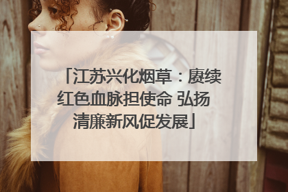 江苏兴化烟草：赓续红色血脉担使命 弘扬清廉新风促发展
