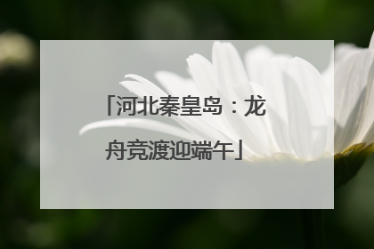 河北秦皇岛：龙舟竞渡迎端午