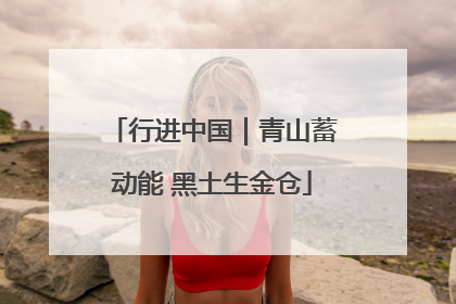 行进中国｜青山蓄动能 黑土生金仓