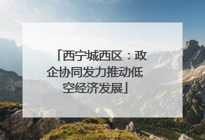 西宁城西区：政企协同发力推动低空经济发展