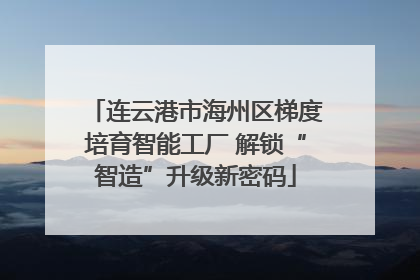 连云港市海州区梯度培育智能工厂 解锁“智造”升级新密码