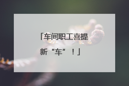 车间职工喜提新“车”！