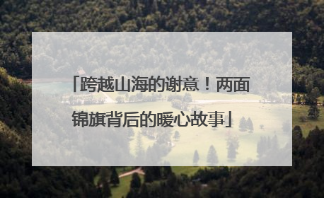 跨越山海的谢意！两面锦旗背后的暖心故事