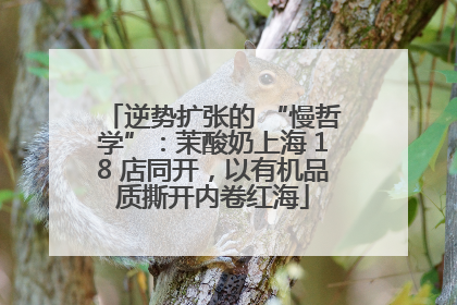 逆势扩张的 “慢哲学”：茉酸奶上海 18 店同开，以有机品质撕开内卷红海