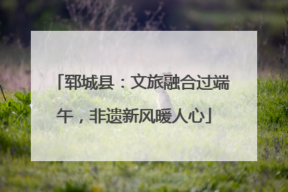 郓城县：文旅融合过端午，非遗新风暖人心
