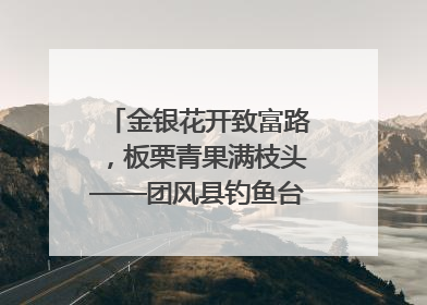 金银花开致富路，板栗青果满枝头——团风县钓鱼台村“山水生金”谱写共富新篇章