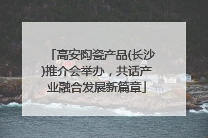 高安陶瓷产品(长沙)推介会举办，共话产业融合发展新篇章
