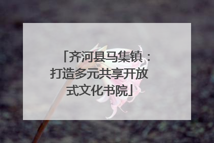 齐河县马集镇：打造多元共享开放式文化书院