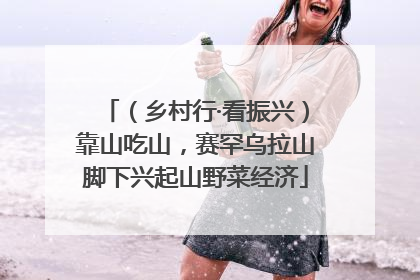 （乡村行·看振兴）靠山吃山，赛罕乌拉山脚下兴起山野菜经济