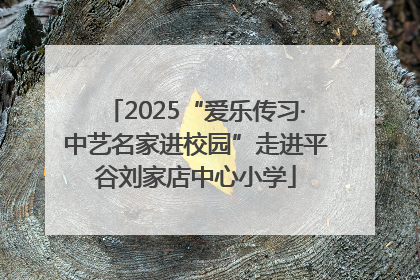 2025“爱乐传习·中艺名家进校园”走进平谷刘家店中心小学