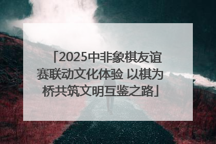2025中非象棋友谊赛联动文化体验 以棋为桥共筑文明互鉴之路