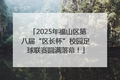 2025年福山区第八届“区长杯”校园足球联赛圆满落幕！