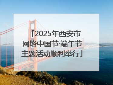 2025年西安市网络中国节·端午节主题活动顺利举行